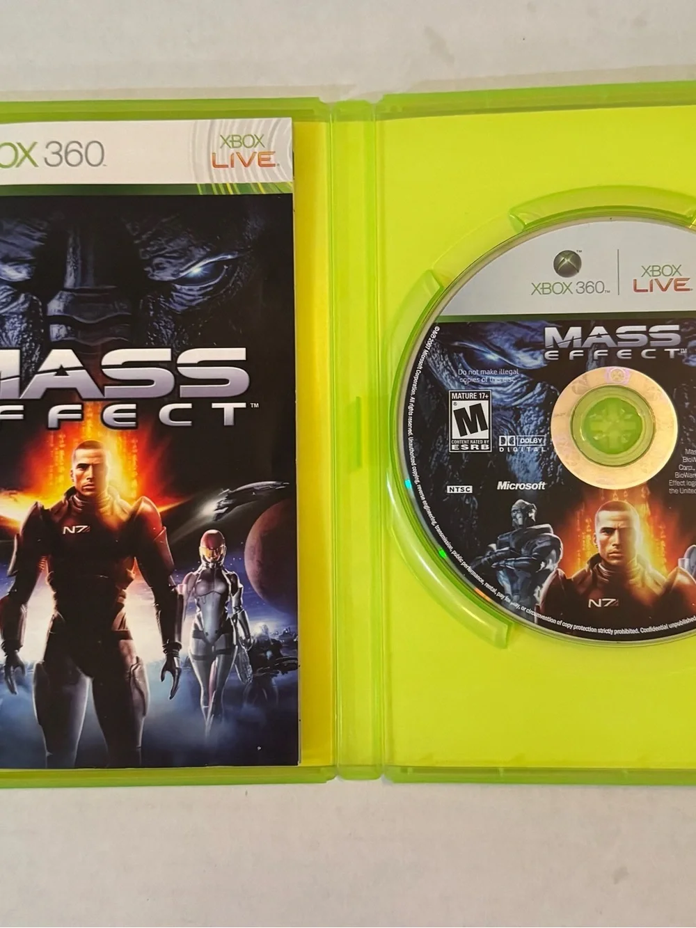Mass Effect - Microsoft Xbox 360 Complete CIB TESTED